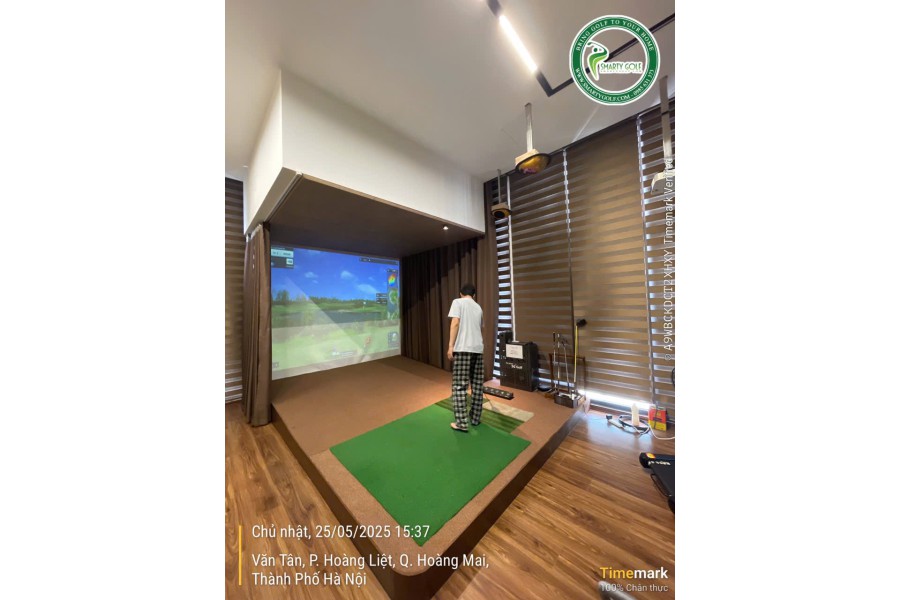 Smarty Golf Thi Công Phòng Golf 3D Đẳng Cấp Tại Nội Thành Hà Nội