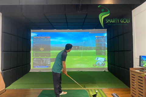 SMARTY GOLF BÀN GIAO PHÒNG GOLF 3D SANG TRỌNG TẠI TP.HCM