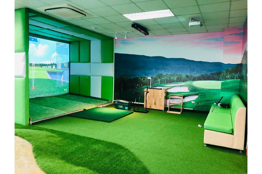 Phòng tập golf 3D- Eagle eye- 163 Lê Văn Lương- Hà Nội,Cảm biến Eagle Eye, Phần mềm Feild Zone, Hơn 100 sân miễn phí