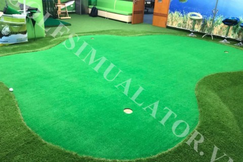 Smarty Golf thi công putting green tại 319 Lê Văn Lương