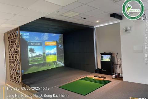 DỰ ÁN THI CÔNG PHÒNG GOLF 3D CHO CÔNG TY TẠI LÁNG HẠ
