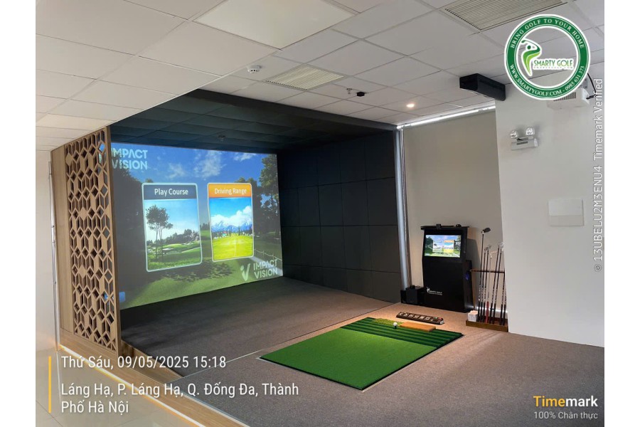 DỰ ÁN THI CÔNG PHÒNG GOLF 3D CHO CÔNG TY TẠI LÁNG HẠ