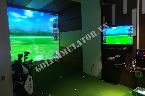 Phòng tập golf 3D- BRAVO GOLF- BV21- TP Sơn La