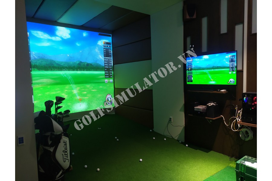 Phòng tập golf 3D- BRAVO GOLF- BV21- TP Sơn La, Hơn 100 sân miễn phí, camera playback