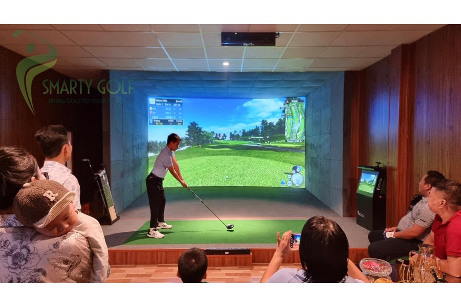  Phòng Golf indoor sử dụng  BRAVO BV31  tại Tp Móng Cái - Quảng Ninh