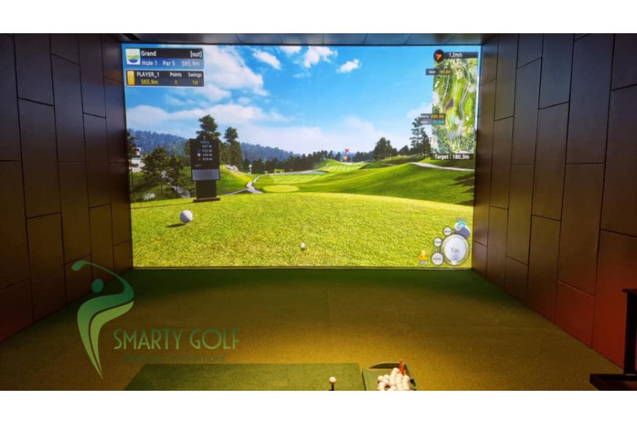  Phòng Golf indoor sử dụng IMPACTVISION  DUAL SENSOR  tại Gò rùa - Hoà Thạch - Hà Nội