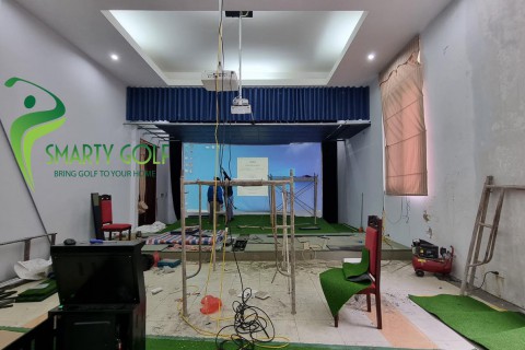Phòng golf indoor sử dụng cảm biến BRAVO BV33 thế hệ mới  tại Sơn La