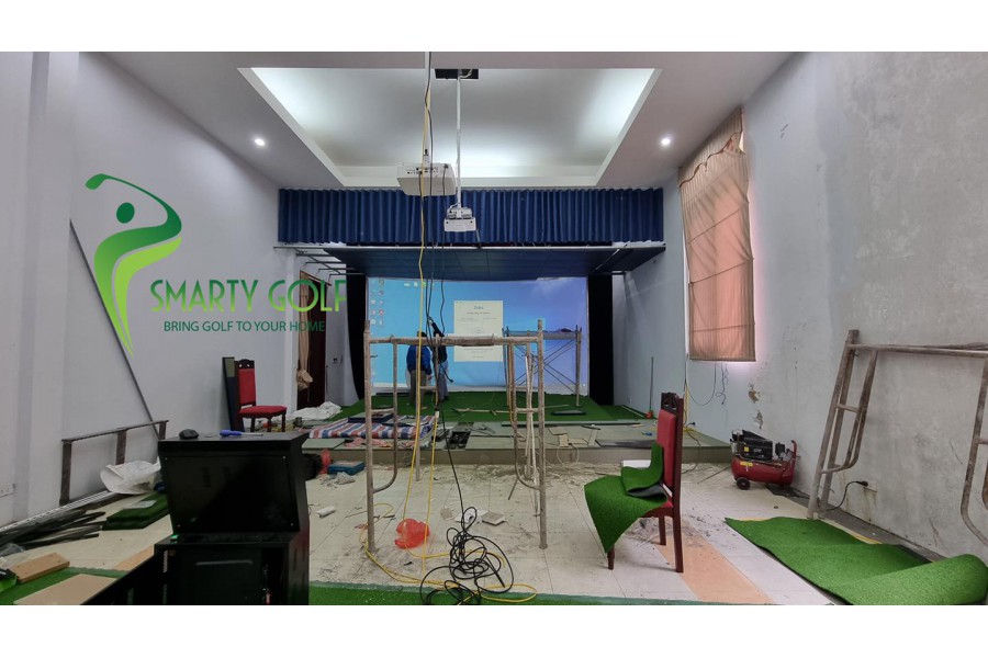 Phòng golf indoor sử dụng cảm biến BRAVO BV33 thế hệ mới  tại Sơn La
