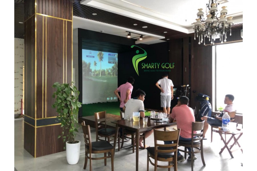 Trải nghiệm phòng golf 3D Thái Bình với cảm biến FlightScope Mevo Plus