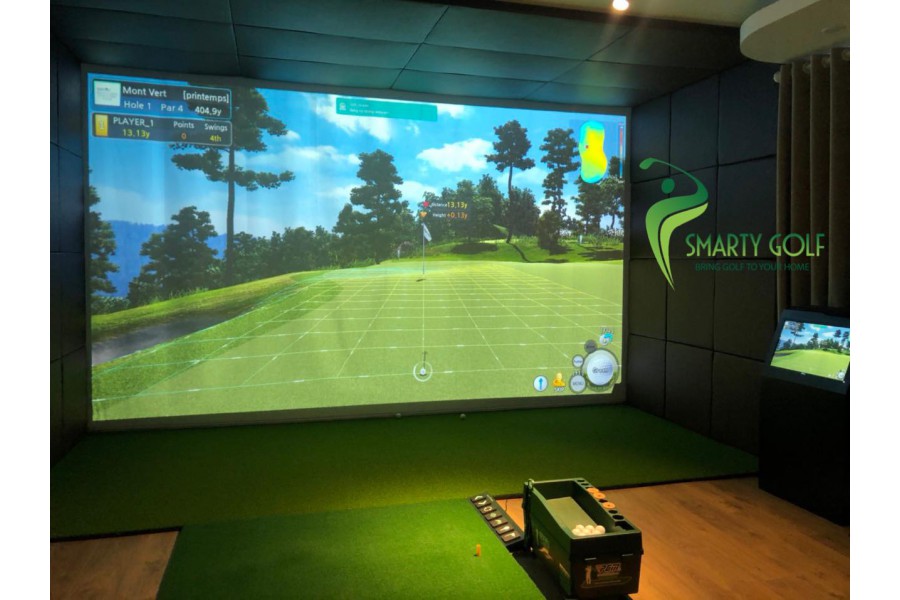 Lắp đặt phòng golf indoor tại Vinhome Hải Phòng cực sang chảnh