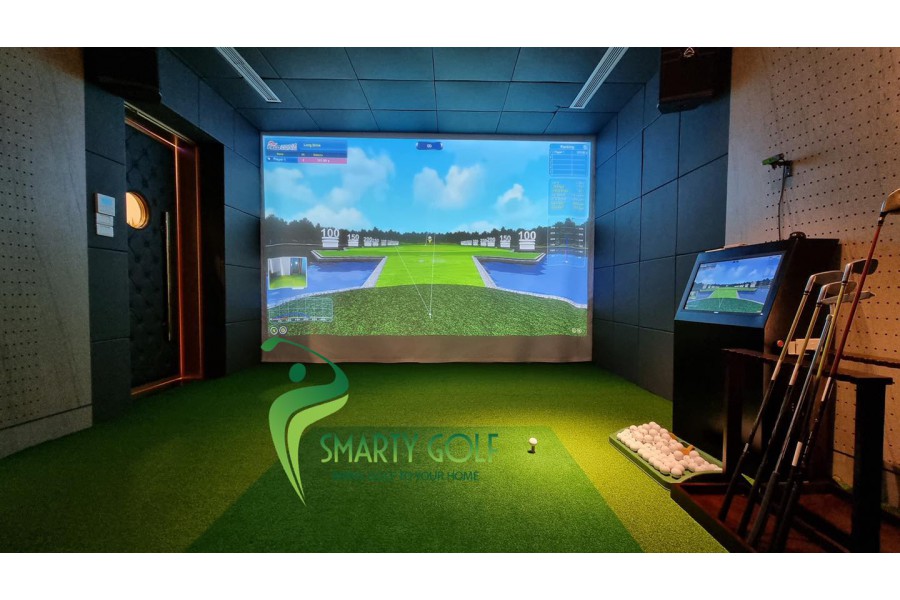 Phòng golf 3D cảm biến Eagle Eye tại Vinhome Riverside Long Biên