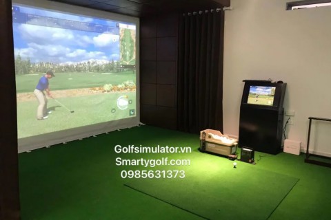 Phòng golf 3D indoor tại VINHOME Thăng Long