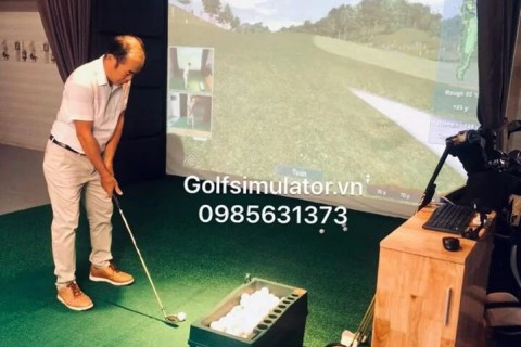 Smarty Golf thi công phòng tập Golf 3D Đà Lạt