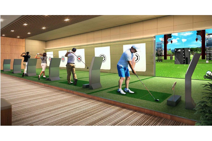 Chinh phục các sân golf nổi tiếng trong phòng đánh golf 3D