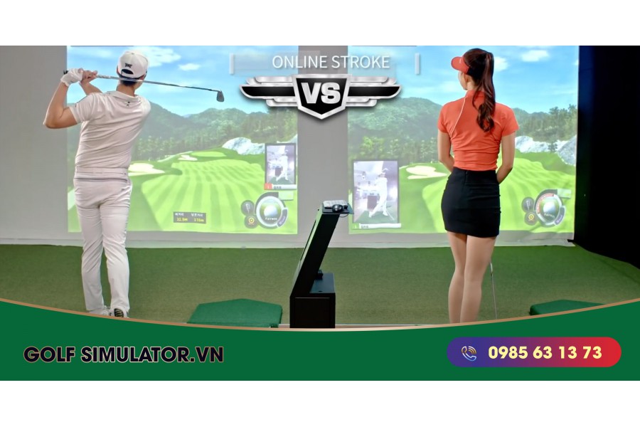 Thi công phòng tập golf 3D tại Hà Nội chuyên nghiệp, hiện đại