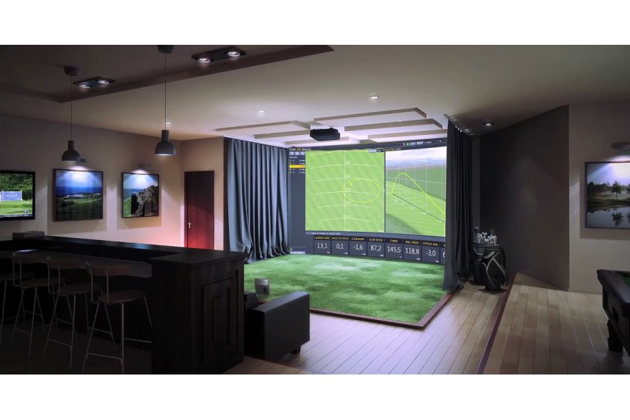 Khám phá thế giới ảo của golf: Thiết kế phòng golf 3D hiện đại