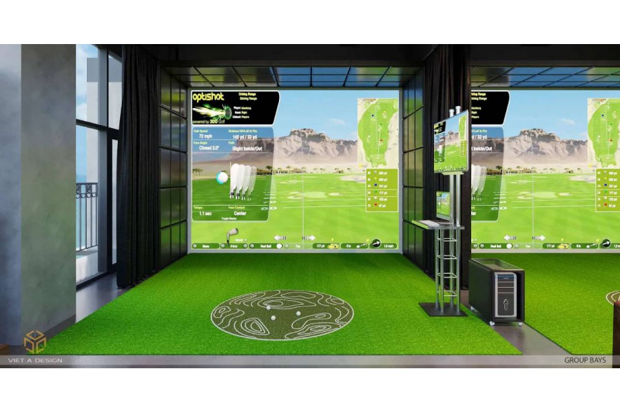 Kích thước phòng golf 3D bao nhiêu là phù hợp