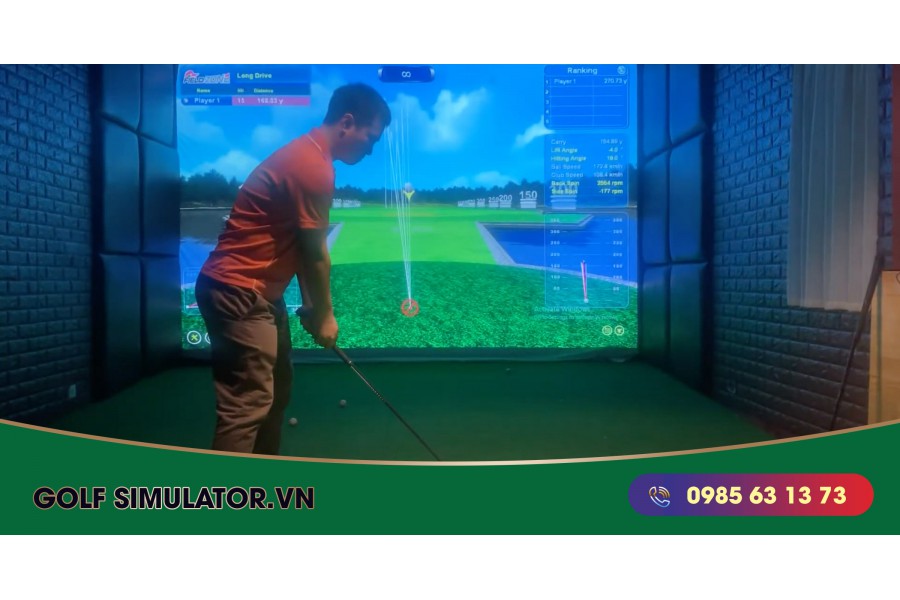 Phòng tập golf trong nhà – Sự lựa chọn hoàn hảo cho việc tập golf