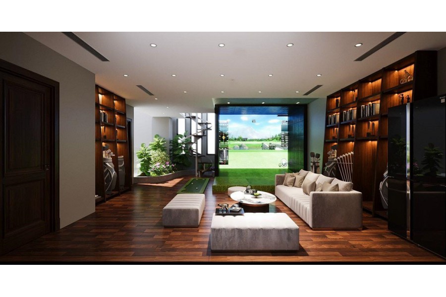 Tạo ra không gian chơi golf riêng với phòng tập golf 3D tại nhà