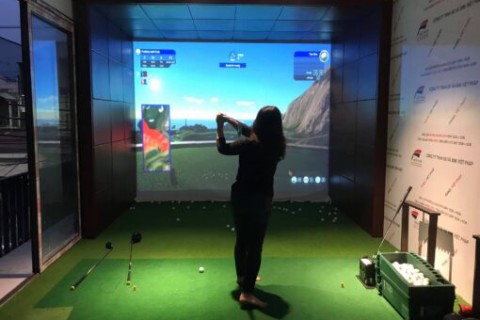 Phòng golf indoor cao cấp tại thành phố Cao Bằng