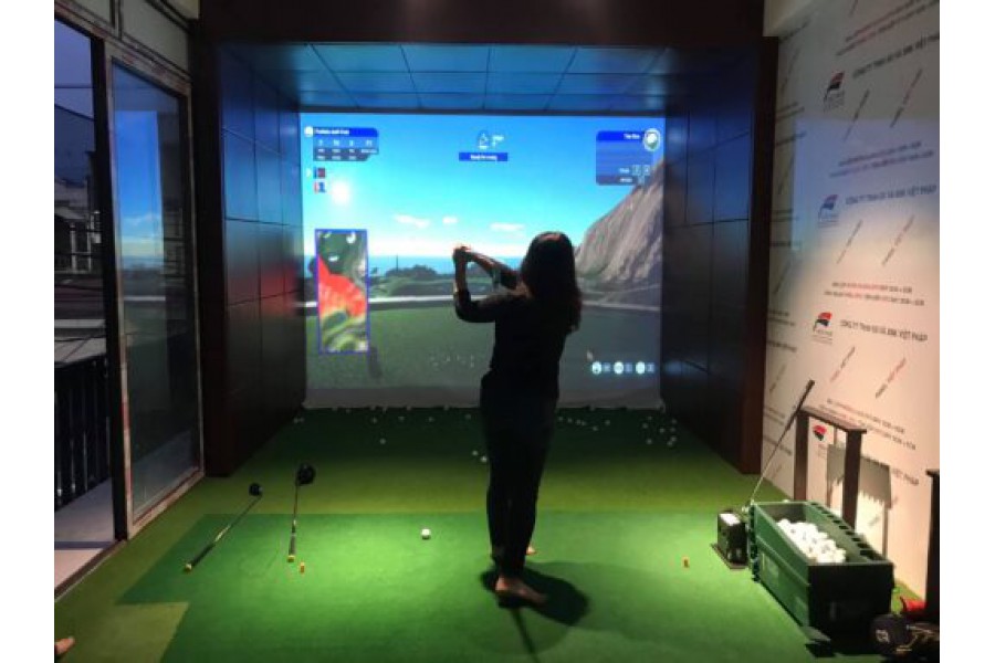 Phòng golf indoor cao cấp tại thành phố Cao Bằng