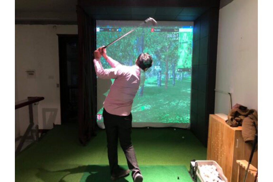 Chiêm ngưỡng phòng golf indoor tại khu đô thị ECOPARK – HƯNG YÊN