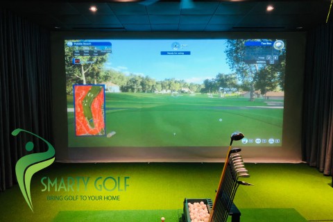 Trải nghiệm phòng Golf 3D Thanh Xuân sử dụng siêu phẩm Skytrak Usa 