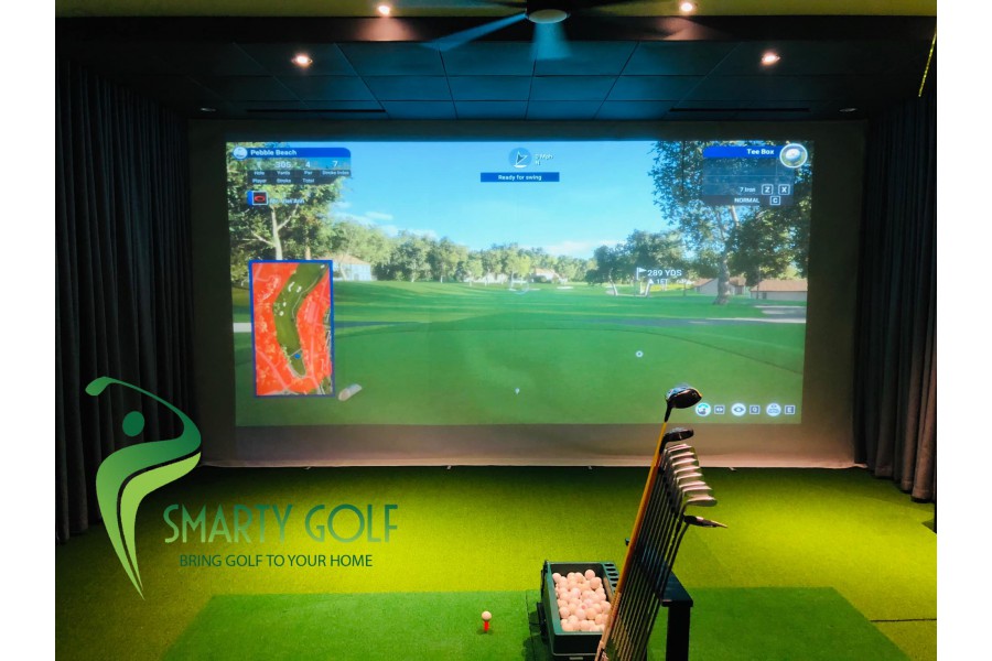 Trải nghiệm phòng Golf 3D Thanh Xuân sử dụng siêu phẩm Skytrak Usa 