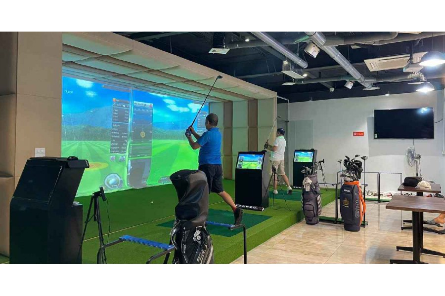 Phòng tập golf 3D - Rèn luyện và nâng cao kỹ năng chơi golf