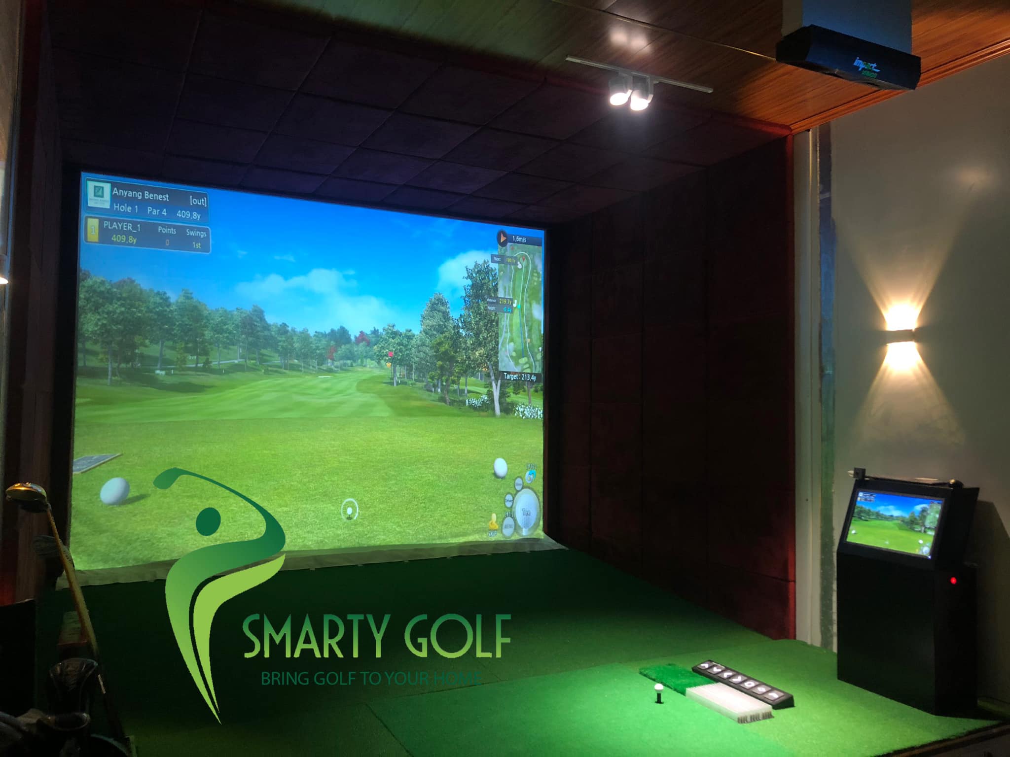 thi công golf 3D tại Smarty Golf