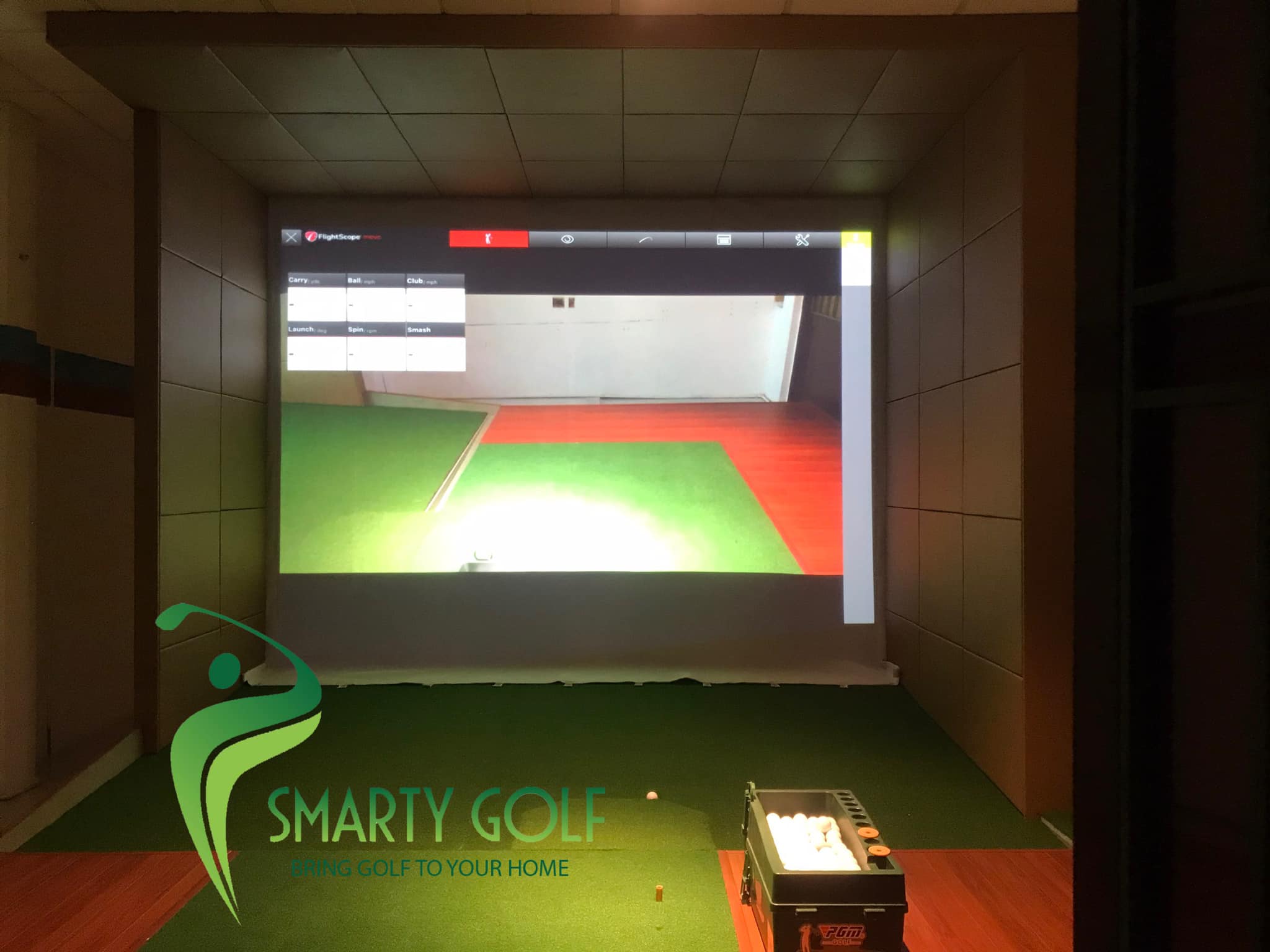  thi công phòng golf 3D ở Bình Định3