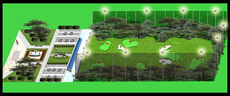 Dự án Thiết kế Chiếu sáng Sân Golf